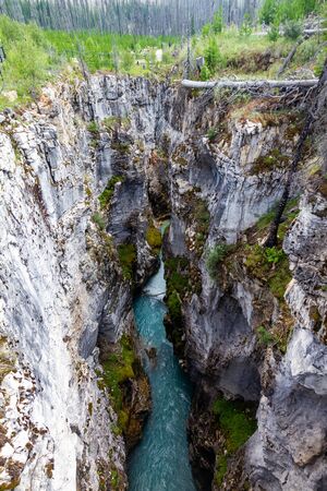 Marble Canyon, Banff National Park, Canadaの写真素材