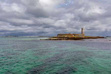 Fort Cigogne, Glenan Islands, Finistere, Brittany, Franceのeditorial素材