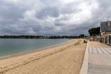 Benodet beach, Finistere, Brittany, Franceのeditorial素材