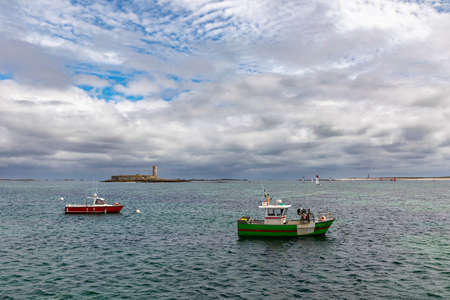 Glenan Islands, Finistere, Brittany, Franceのeditorial素材