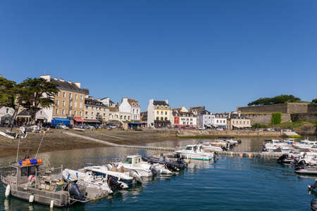 Le Palais, Belle-Ile-en-Mer Island, Brittany, Franceのeditorial素材