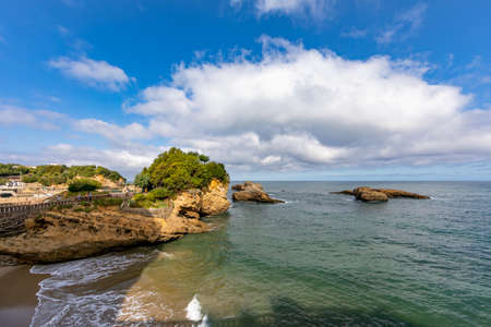 Biarritz seafront, Basque Country, FranceBiarritz seafront, Basque Country, Franceの写真素材