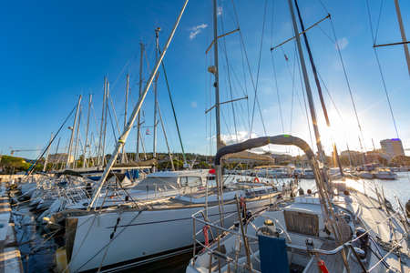Sainte Maxime, Var, France - The portの写真素材