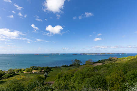 Brehat island, Cotes d'Armor, Brittany, Franceの写真素材