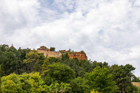 The village of Roussillon in Luberon, Provence, south of France