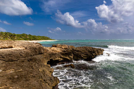 Le Marin, Martinique, FWI - Beach of Cape Macreの写真素材