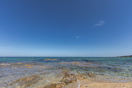 Les Sardinaux, Sainte-Maxime, French Rivieraの写真素材