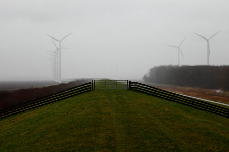 A photo of a windmill  energy 