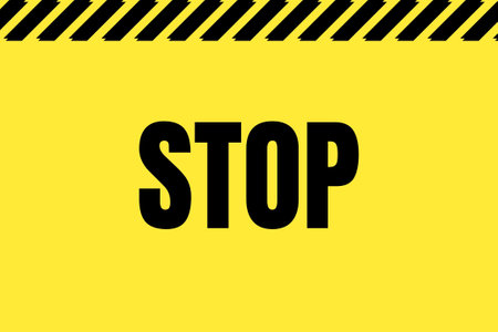 stop sign or illustration design