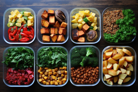 Plant based meal prepの素材