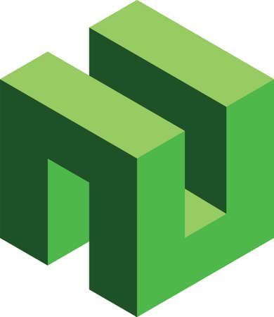 green cube iconのイラスト素材