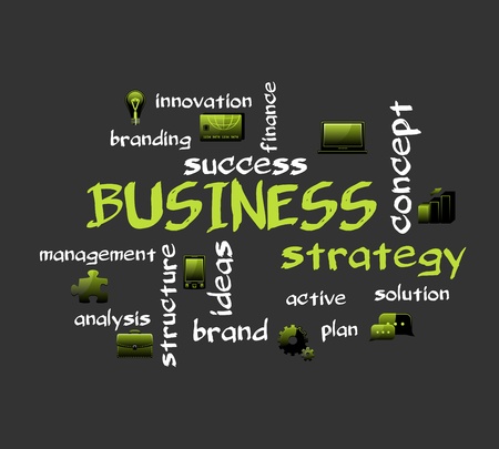 BUSINESS strategyのイラスト素材