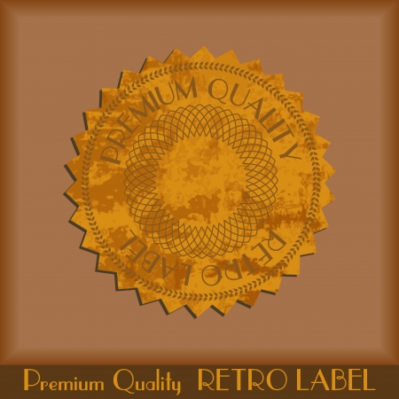 Vintage grunge labelsのイラスト素材