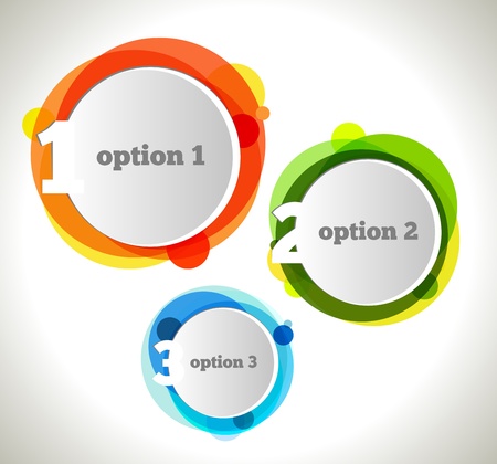 Abstract web design bubbleのイラスト素材