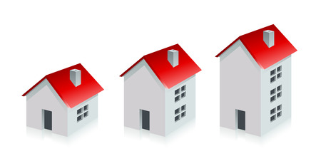 House. Real Estate. Grow Business Conceptのイラスト素材