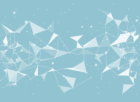 Abstract black vector background, low poly style. Triangular abstract backgroundのイラスト素材