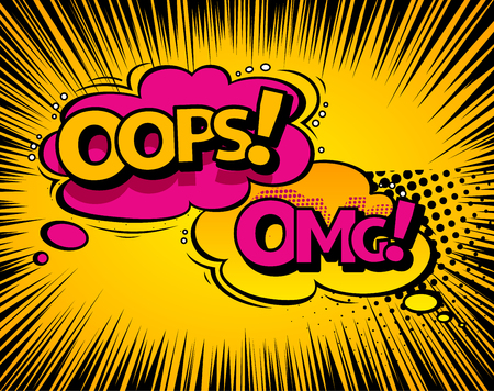 Background with Boom comic book explosion vector design background.のイラスト素材