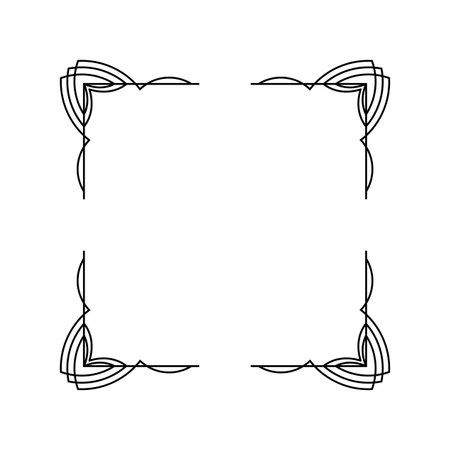 Art deco frame. Artwork graphic pattern culture. Orante wedding invintation. Vintage retro style banner or label design.Vector design objectのイラスト素材