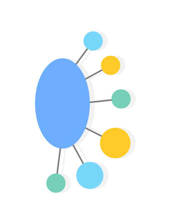 Infographic element. Analysis data graph or info template. Workflow business presentation element. Design of vector chart symbolのイラスト素材