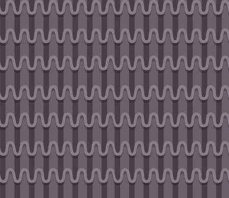 Seamless tile roof. Textured pattern of repeat ceramic rooftop. Clay tiles texture of house covering. Shingles illustrationのイラスト素材