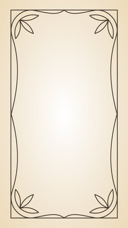 Decorative frame or border standard rectangle proportions background. Vintage design element. Ornate calligraph frameのイラスト素材