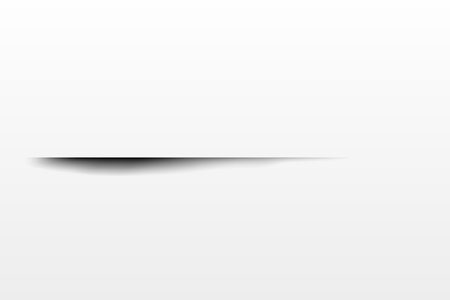 Shadow effect. Realistic blurred edges shadow of isolated template. Rectangular val drop shadow for any vector objectsのイラスト素材