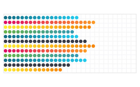 Business graph. Vector flat design infographic element. Bar chart or diagram for data visualization. Statistics icon for finance presentation, data analysis or stats toolsのイラスト素材