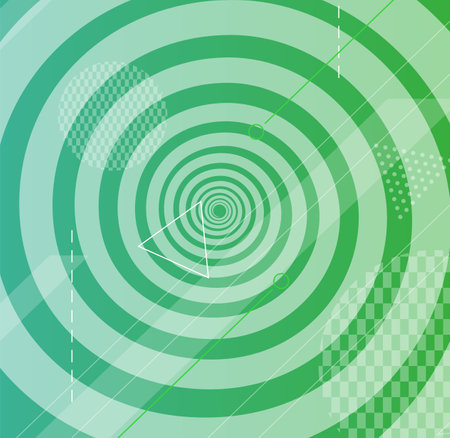 Comic swirl background. Swirl radial pattern or abstract sunburst wallpaper. Vertigo pattern. Abstract rays, vector illustrationのイラスト素材