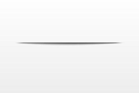 Shadow effect. Realistic blurred edges shadow of isolated template. Rectangular val drop shadow for any vector objectsのイラスト素材