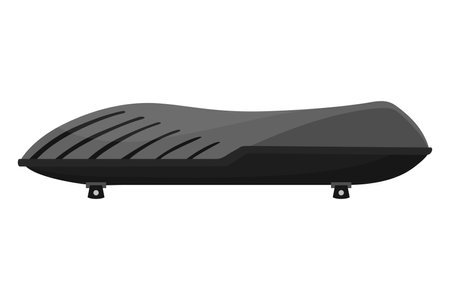 Car roof rack for versatile transportation. Easily transport different necessary things. Perfect for road trips and outdoor adventuresのイラスト素材