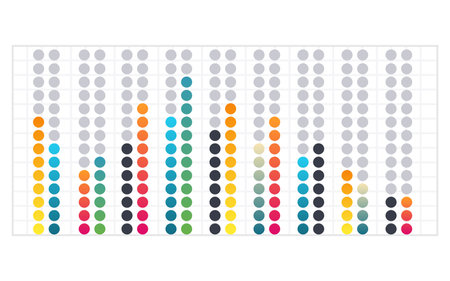 Business graph. Vector flat design infographic element. Bar chart or diagram for data visualization. Statistics icon for finance presentation, data analysis or stats toolsのイラスト素材
