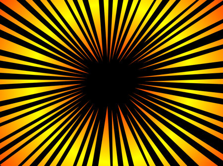 Comic book speed lines set, explosion effect. Abstract radial zoom speed light, motion background. Mega speed frame. Vector illustration on white backgroundのイラスト素材