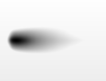 Shadow effect. Realistic blurred edges shadow of isolated template. Oval drop shadow for any vector objectsのイラスト素材