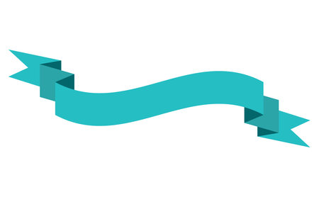 Ribbon banner. Blank tape banner for advertising promotion, sale text or heading. Elegant retro flag, background stripe. Flat title decoration, badge or frameのイラスト素材