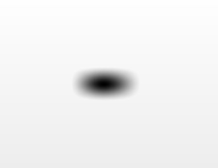 Shadow effect. Realistic blurred edges shadow of isolated template. Oval drop shadow for any vector objectsのイラスト素材