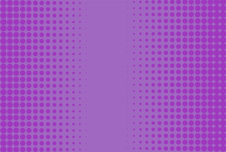 Comic book page template in pop-art style. Colorful empty background. Halftone colored blank frame. Vector illustrationのイラスト素材