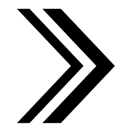 Arrow icon. Modern simple arrow or cursor. Directional arrow flat style isolated on white background. Vector illustrationのイラスト素材