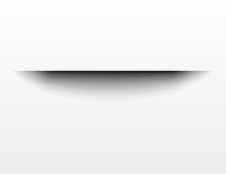 Shadow effect. Realistic blurred edges shadow of isolated template. Oval drop shadow for any vector objectsのイラスト素材