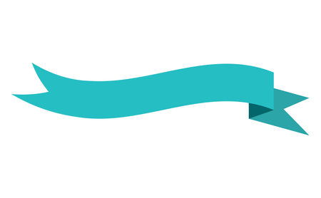 Ribbon banner. Blank tape banner for advertising promotion, sale text or heading. Elegant retro flag, background stripe. Flat title decoration, badge or frameのイラスト素材