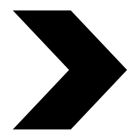 Arrow icon. Modern simple arrow or cursor. Directional arrow flat style isolated on white background. Vector illustrationのイラスト素材