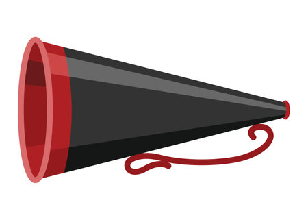 Megaphone icon. Amplify your message with this bold and attention-grabbing graphic. Perfect for marketing and communication themes. Loudのイラスト素材