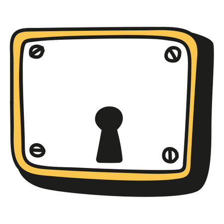 Journal doodle icon. Hand drawn banner or element for notebook, diary and planner. Doodle scribble style. Vector illustrationのイラスト素材