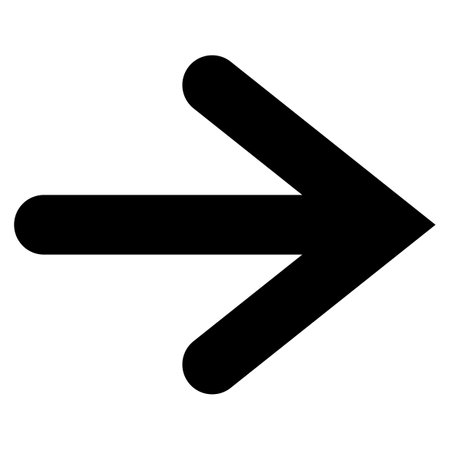 Arrow icon. Modern simple arrow or cursor. Directional arrow flat style isolated on white background. Vector illustrationのイラスト素材