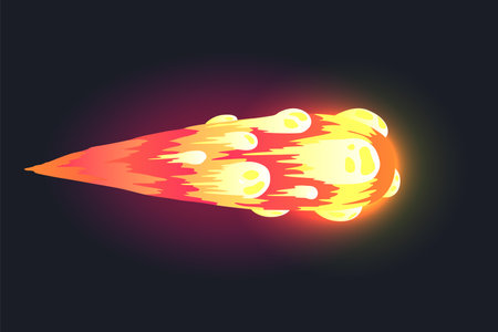 Cartoon laser gun beam. Alien combat weapon rays. Futuristic shot effect. Destructive plasma flow. Bomb blaster attack explosion. Vector game elementのイラスト素材