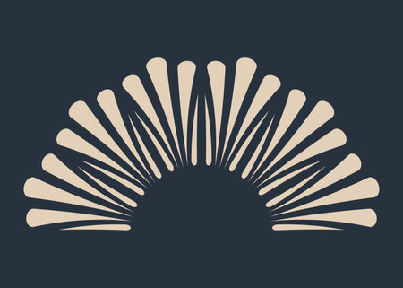 Sunburst firework explosion, bursting or light rays, linear drawing. Vector trendy hand drawn retro isolated design elementのイラスト素材