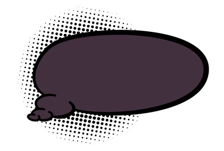 Comics book speech bubbles. Speech balloon or cartoon design element isolated on white background. Vector illustrationのイラスト素材