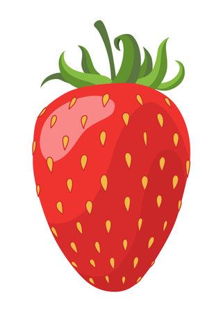 Fresh and Delicious Strawberry for Your Culinary Creationsのイラスト素材