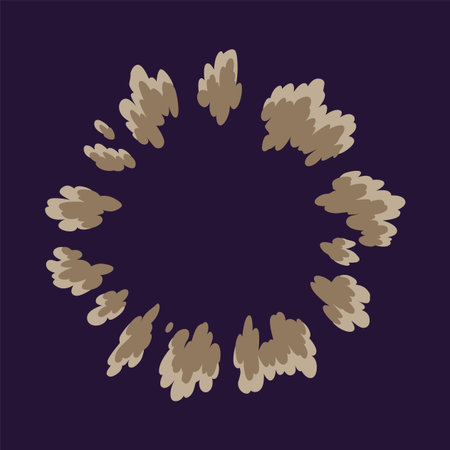 Explosion animation. Animation for game of the explosion effect. Cartoon animation for game....
