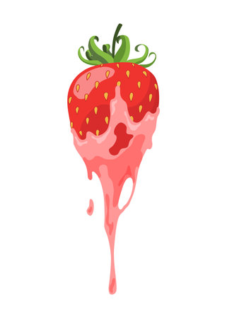 Fresh and Delicious Strawberry for Your Culinary Creationsのイラスト素材
