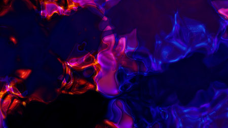 Abstract shiny glowing digital liquid wave background. Twisted 3d liquid background.の写真素材